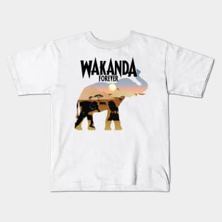 Wakanka the spirit elephant Kids T-Shirt
